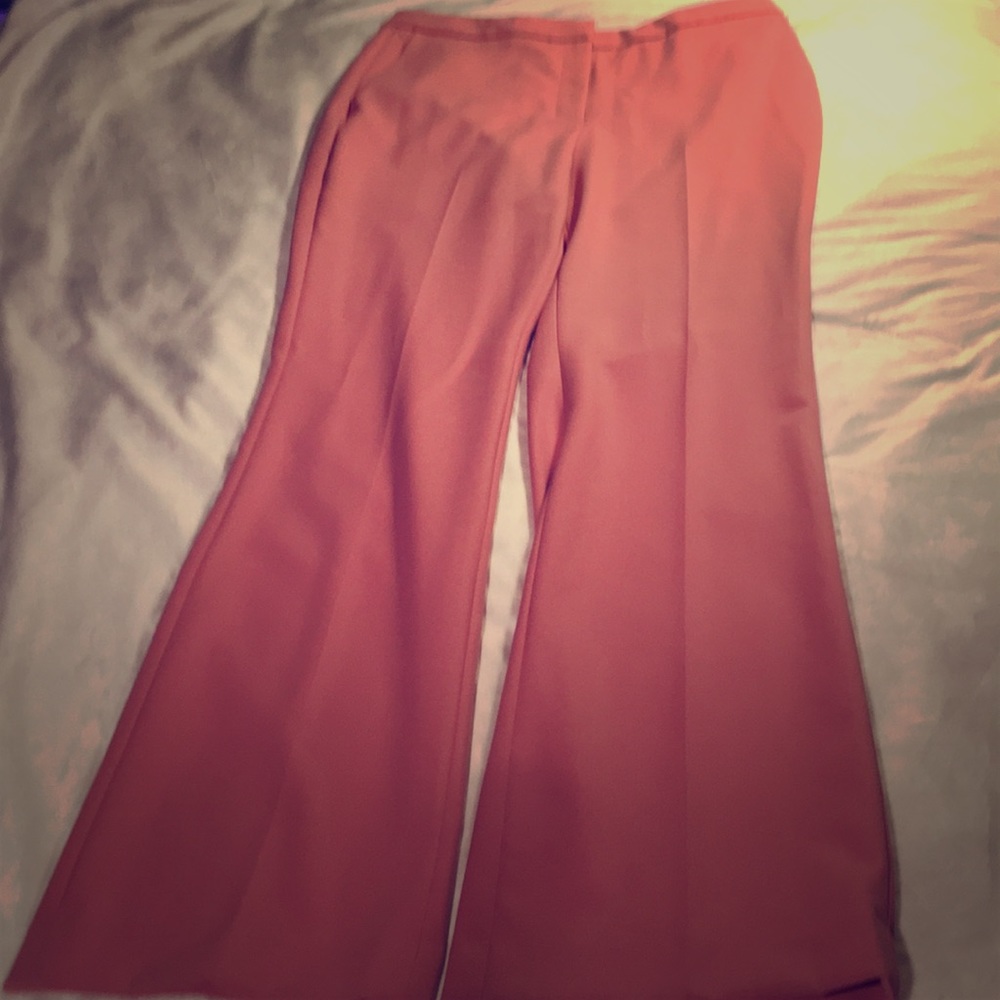 Pink halogen dress pants